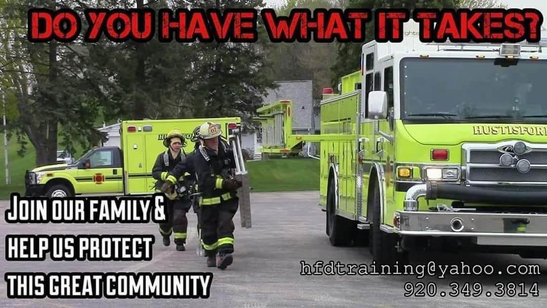 Hustisford Fire Department Proudly Serving the Community Since 1883
